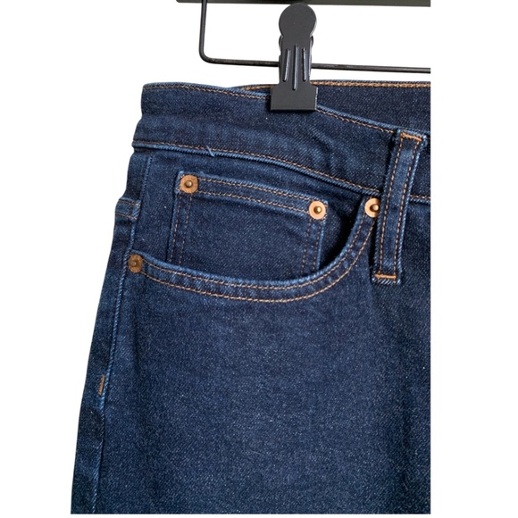 JCrew Women's Essential Straight Jeans Size 32 Dark Wash J.Crew Jeans - Picture 5 of 6